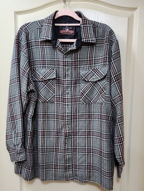 Vintage Backpacker Sportswear Flannel Button-up Shirt